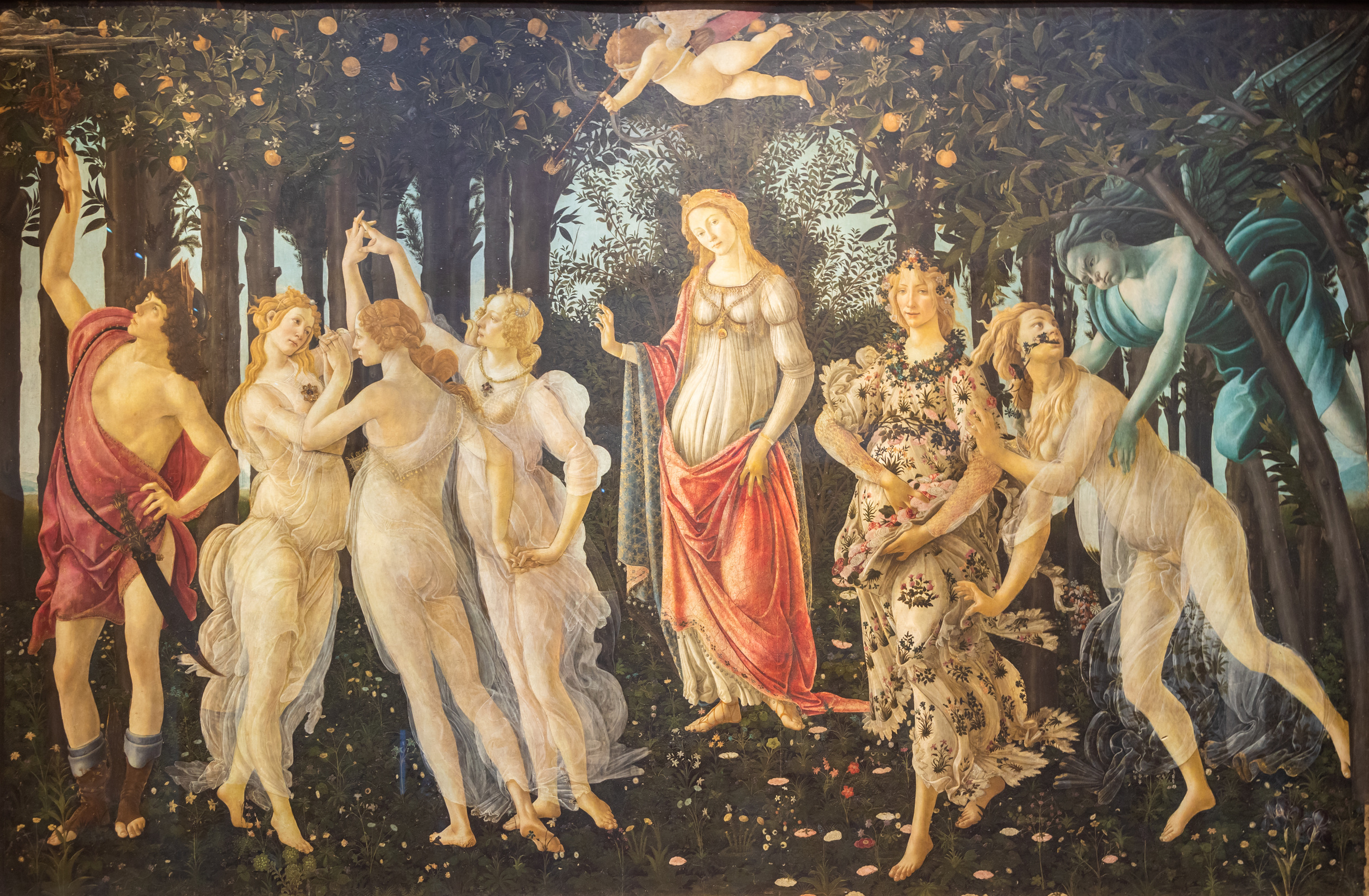 Alessandro Botticelli - Spring, 1480. Renaissance Art in Uffizi